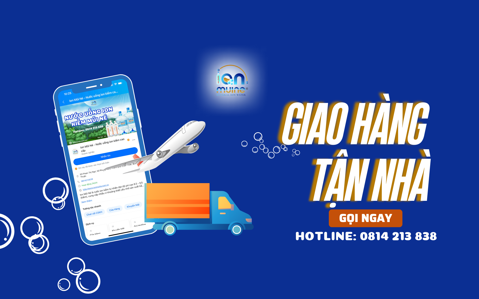 Giao nước uống tận nhà