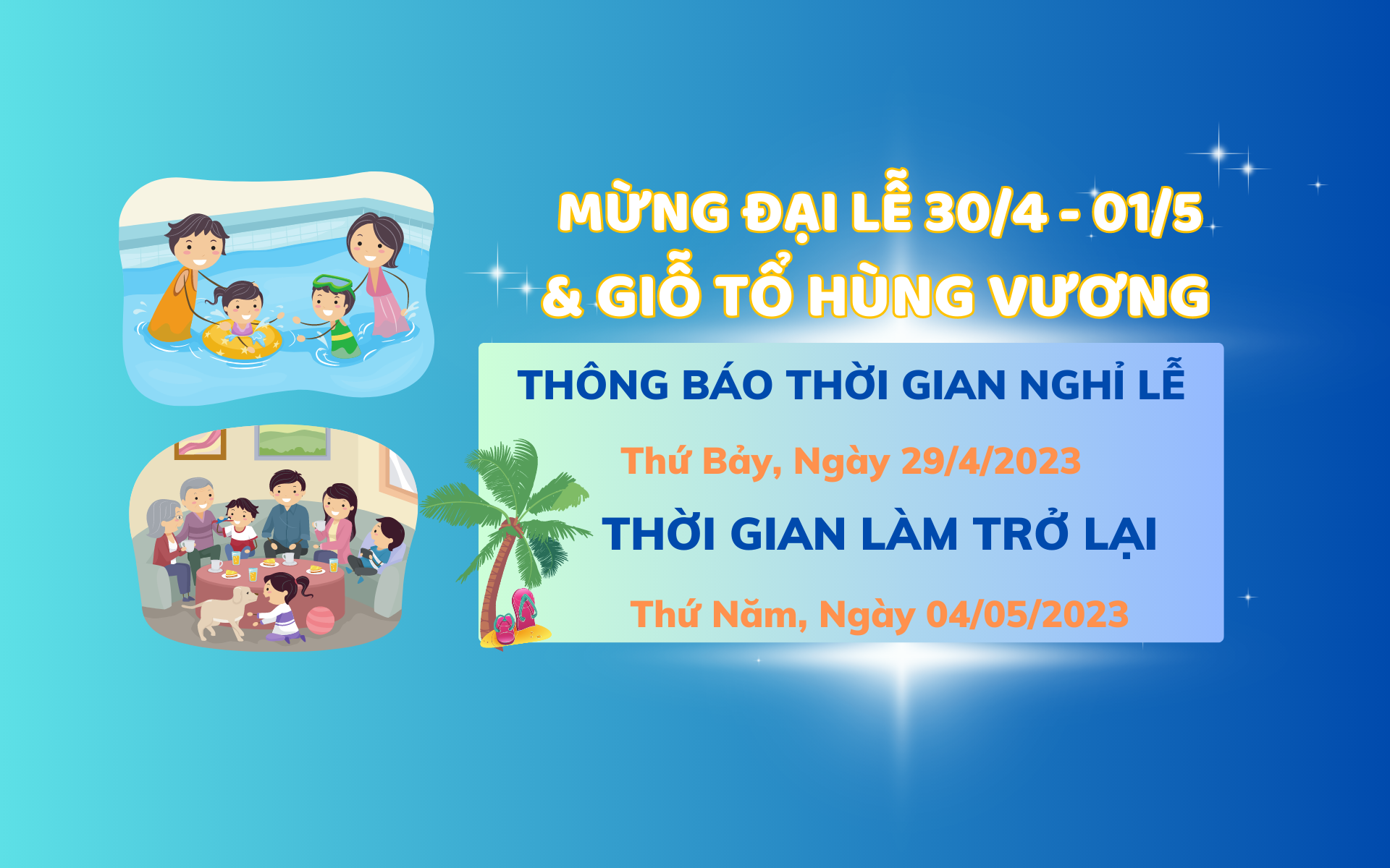 Mừng đại lễ 30/4 - 01/05